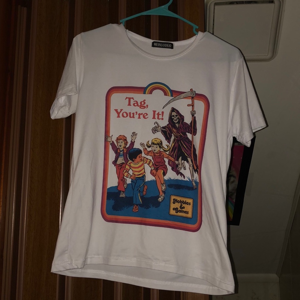 Tag, You're it! Grim Reaper spooky tee